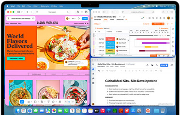 MacBook Air with multiple apps open
