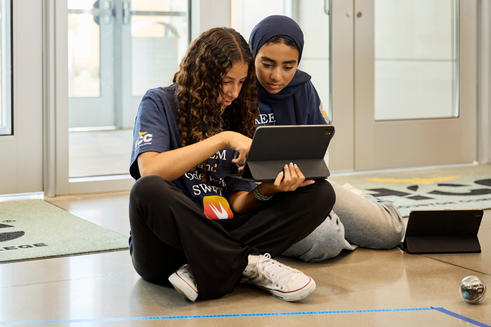Participants at the Houston Community College technology summer camp.