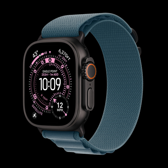Gros plan d’une Apple Watch Ultra 3.