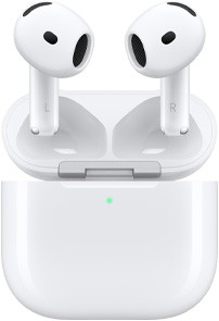 AirPods 5のワイヤレス充電が開き、その上にAirPodsが浮いている