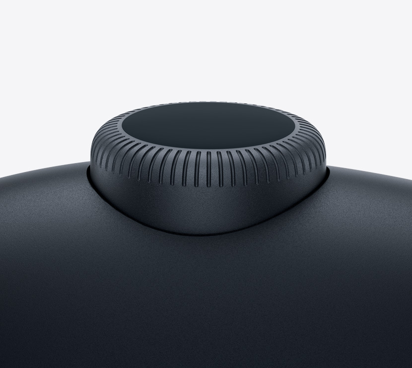 Căști AirPods Max 2, culoare Miezul nopții, detaliu cu Digital Crown