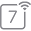 Ikona s logom Wi‑Fi 7
