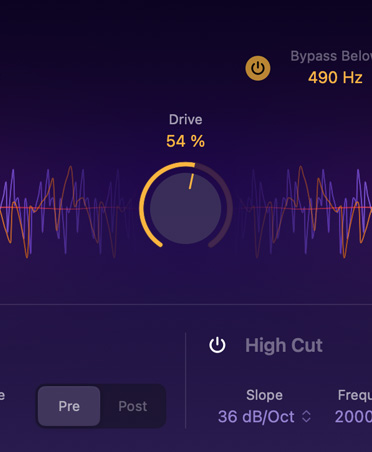 Schermo che mostra Driving Kick Beat Modern